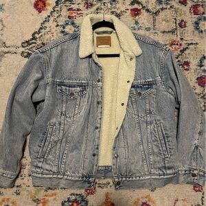 Levi Sherpa Jean Jacket